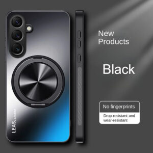 Ring Holder Hard Matte Case for Samsung Galaxy