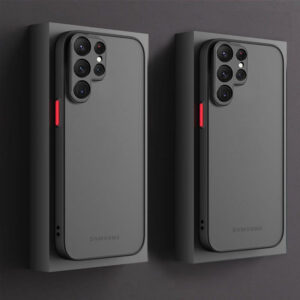 Shockproof Matte Clear Case For Samsung