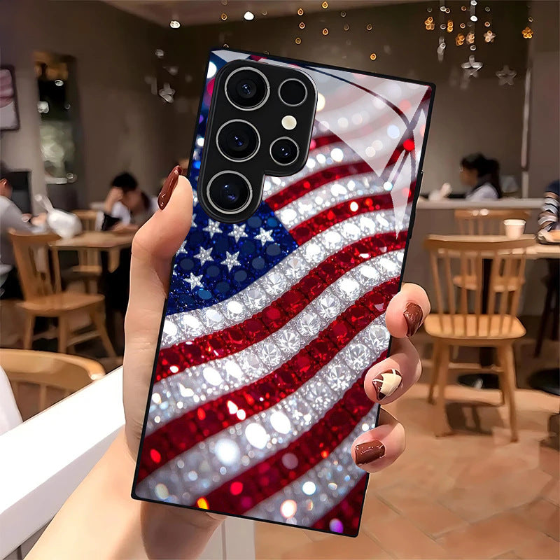 Bling Star-Spangled Banner Hard Case for Samsung - 图片 2