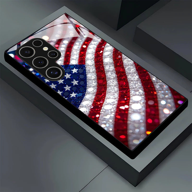 Bling Star-Spangled Banner Hard Case for Samsung
