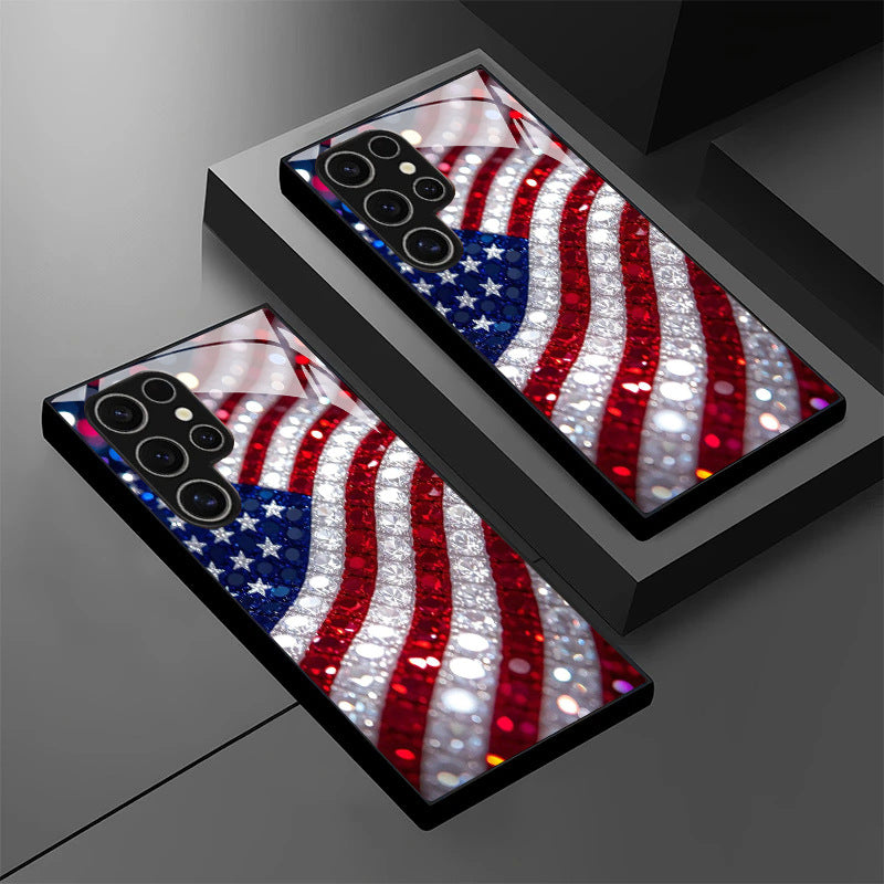 Bling Star-Spangled Banner Hard Case for Samsung - 图片 4