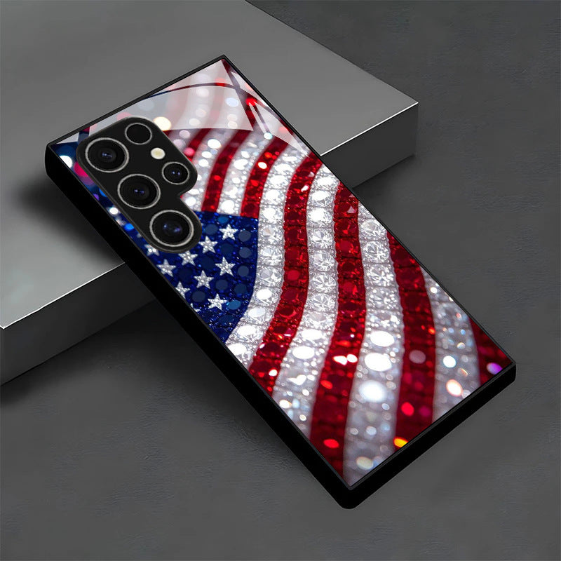 Bling Star-Spangled Banner Hard Case for Samsung - 图片 5