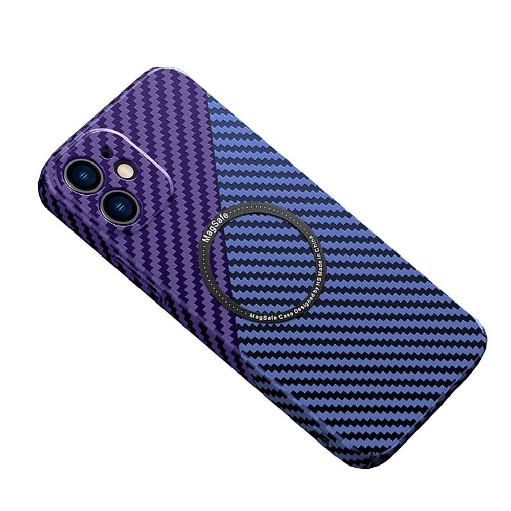 iPhone | Magnetic Purple Carbon Fiber Phone Case - 图片 2