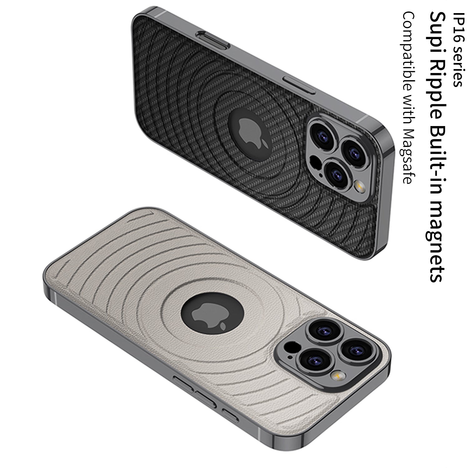 Leather Shockproof Magnetic Cover For iPhone - 图片 6