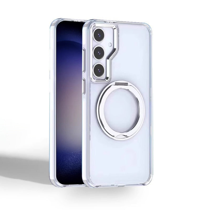 Metal Magnetic Bracket Anti-fall Protective Phone Case For Galaxy - 图片 3