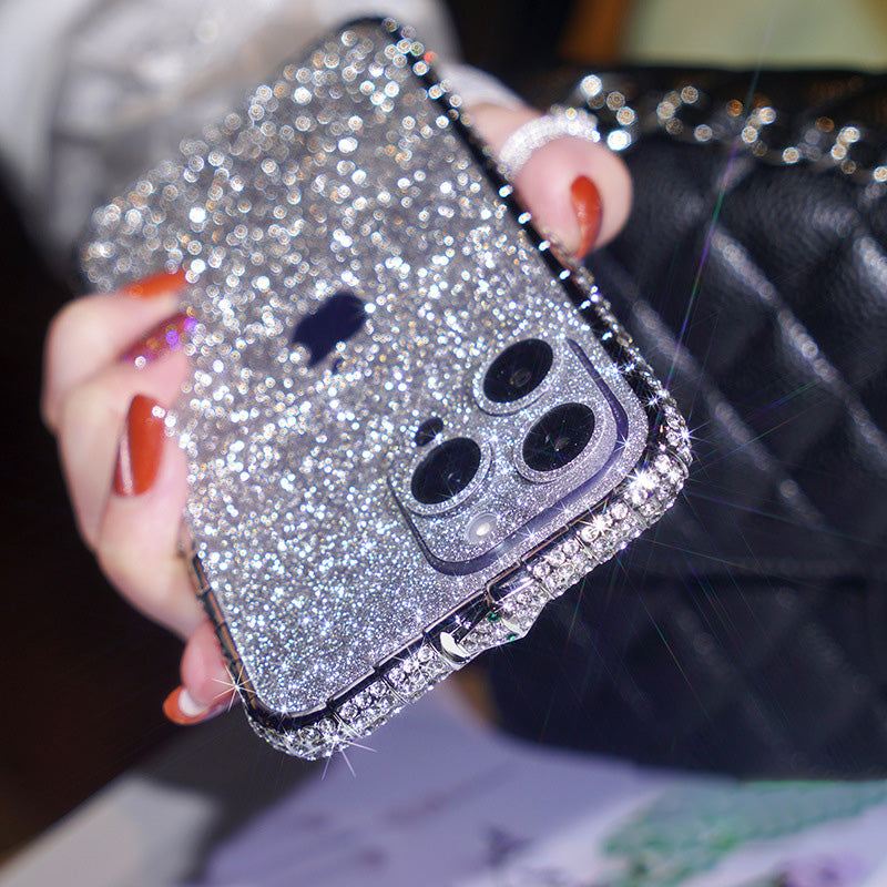Diamond High Quality Glitter Anti-fall Protective iPhone Case - 图片 2