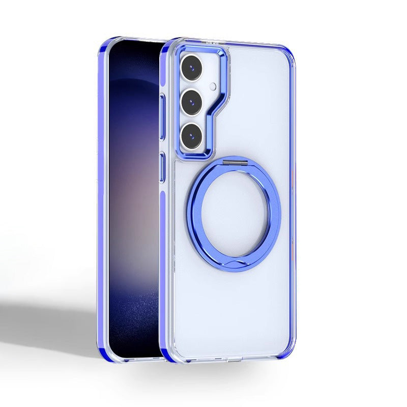 Metal Magnetic Bracket Anti-fall Protective Phone Case For Galaxy - 图片 5