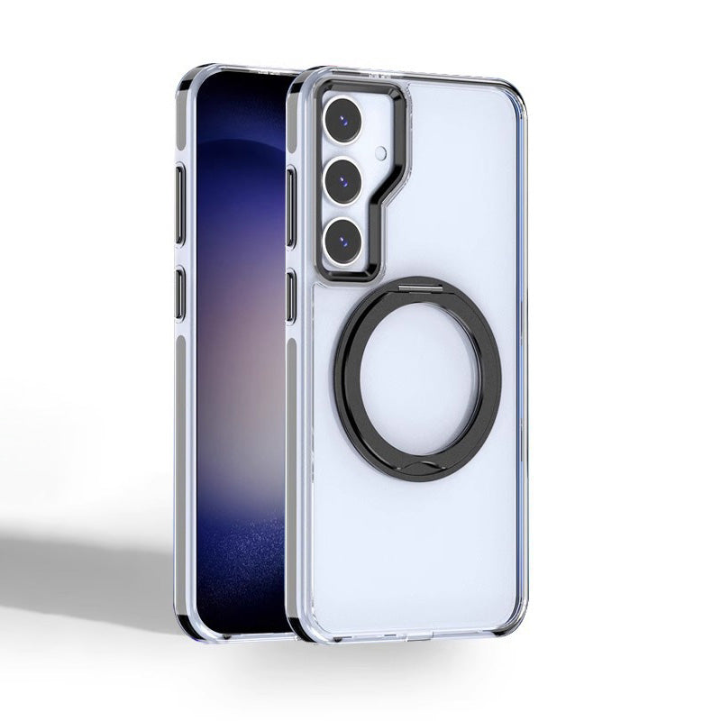 Metal Magnetic Bracket Anti-fall Protective Phone Case For Galaxy - 图片 2