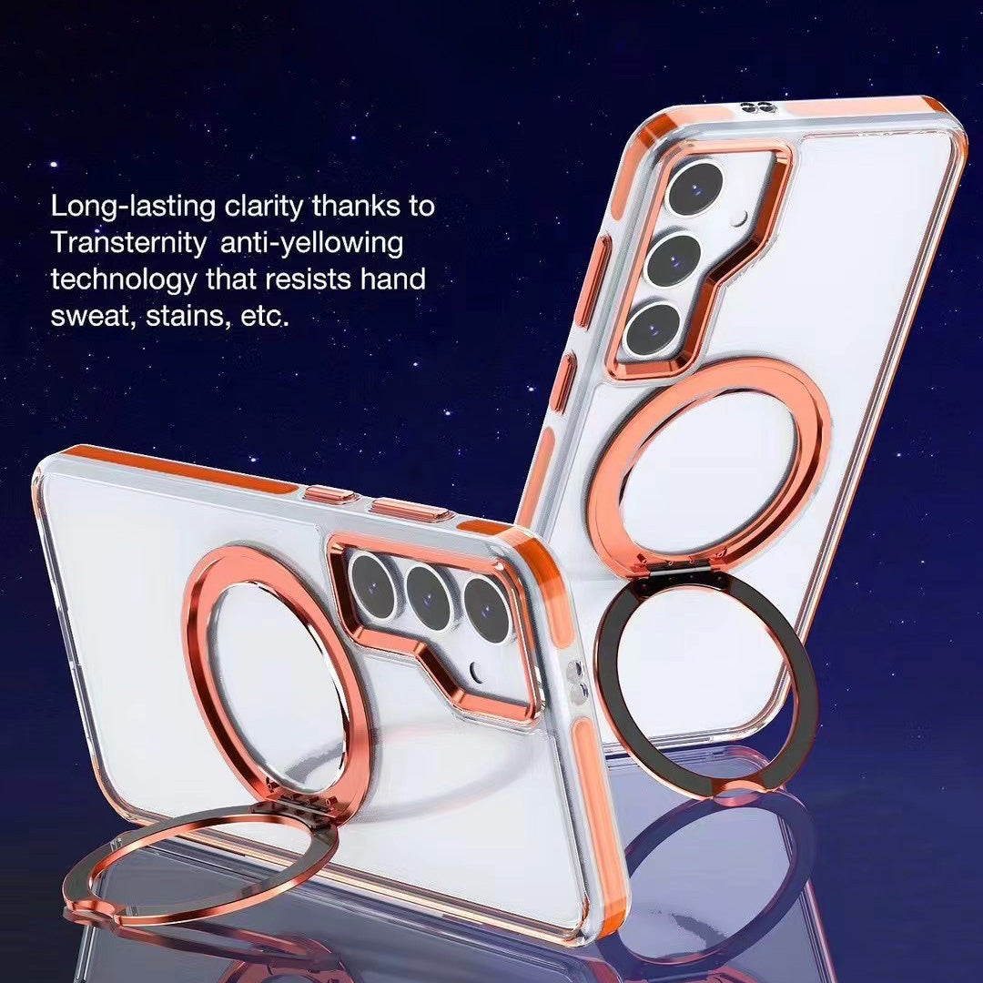 Metal Magnetic Bracket Anti-fall Protective Phone Case For Galaxy - 图片 8